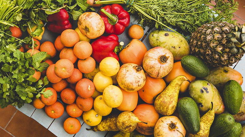 fruta com vitamina d